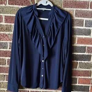 Ralph Lauren Deep Blue Blouse